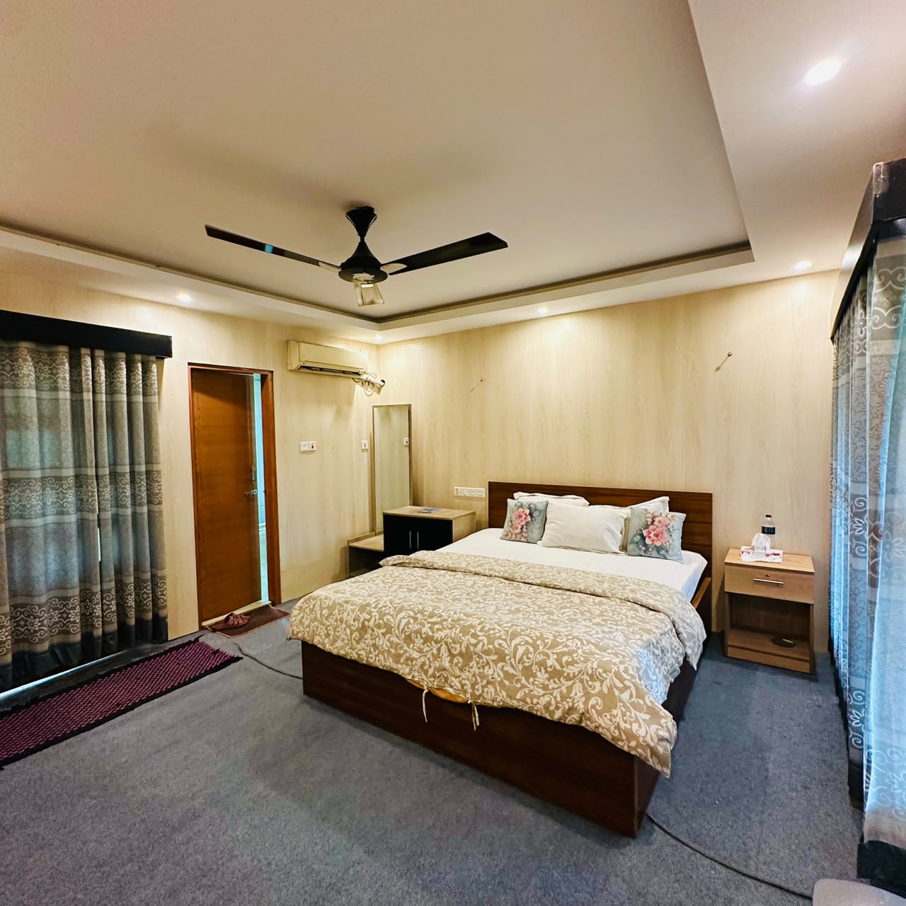 Doyel Couple Cottage interior view — Litchibari Eco Resort